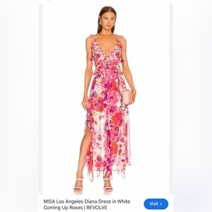 Misa Los Angeles Diana dress coming up roses. Size Small = 4/6